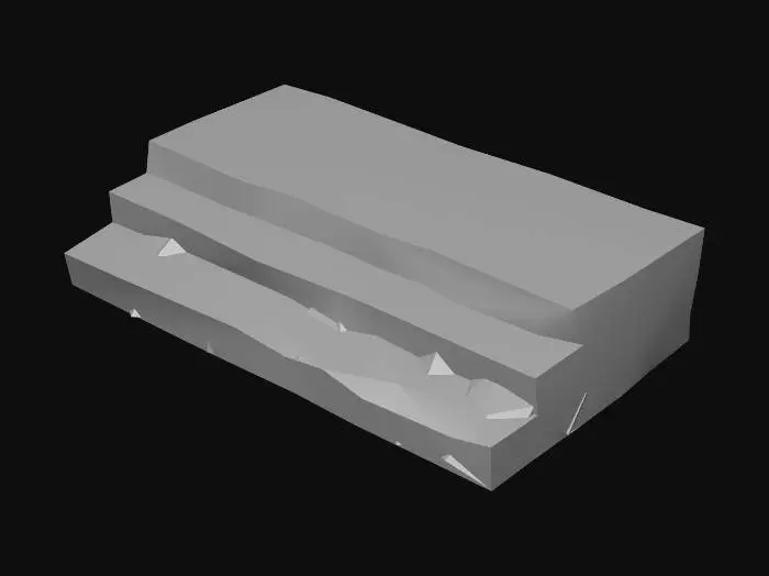 3D model for Old Stone Stairs