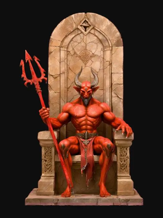 3D model for #villain#, Throne