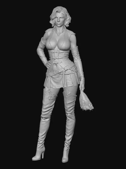 3D model for Fantasy Courtesan