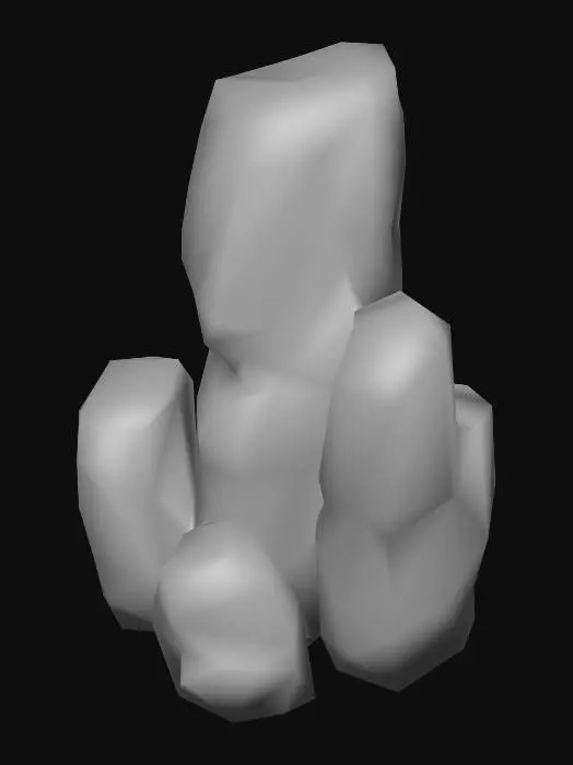 3D model for Red Stone Pillars