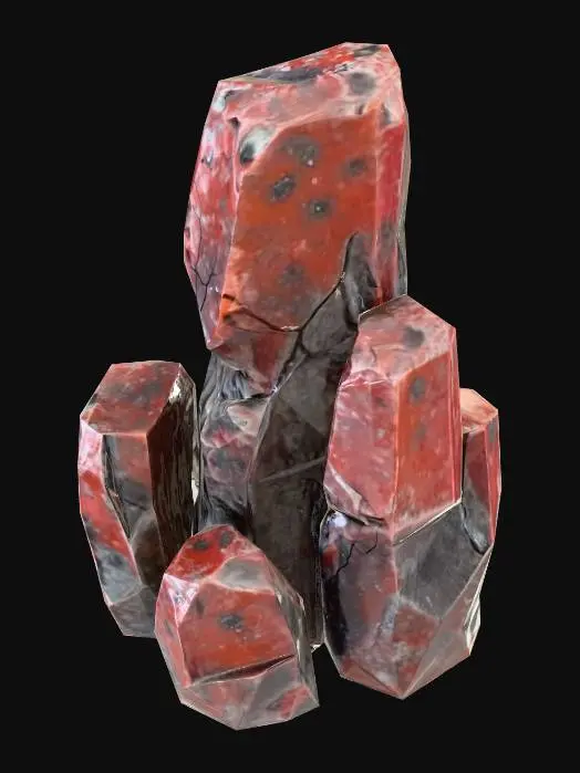 3D model for Red Stone Pillars