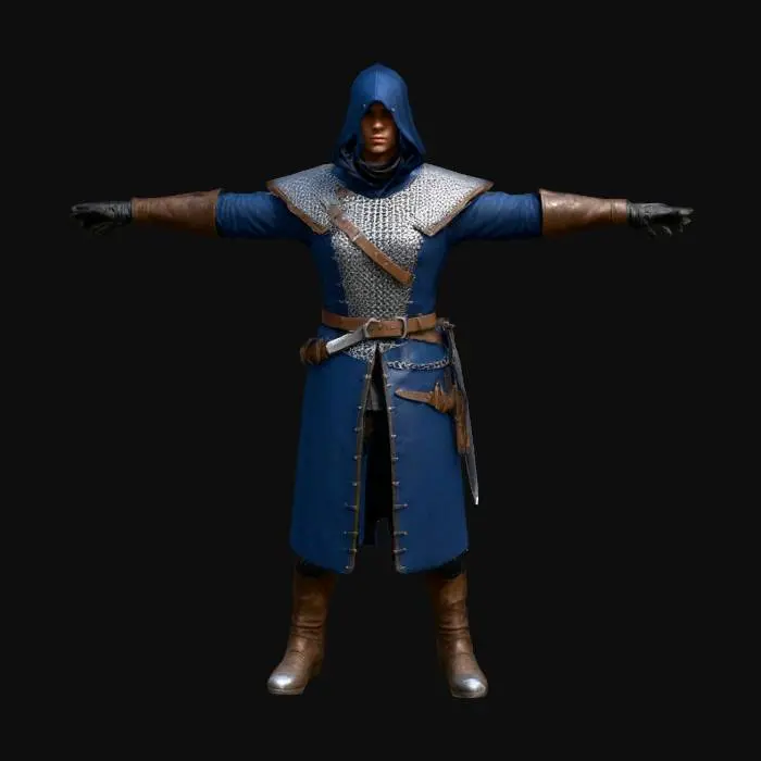 3D model for Medieval Assassin