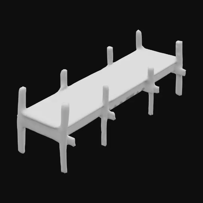 3D model for Wooden Pier
