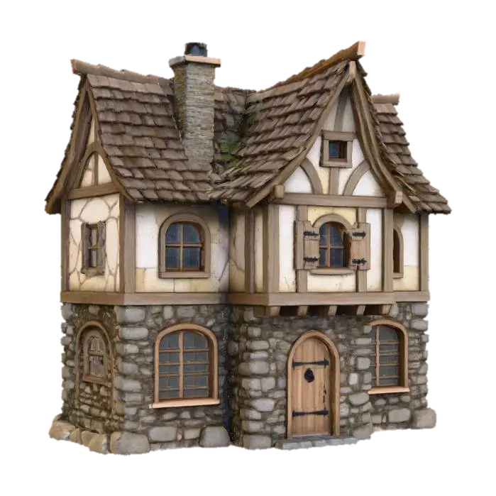 Fantasy Tavern 由 eromaxi — 使用 Meshy AI 3D 生成器製作，免費下載 FBX OBJ GLB STL