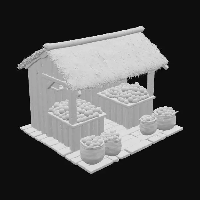 3D model for Potato Stall