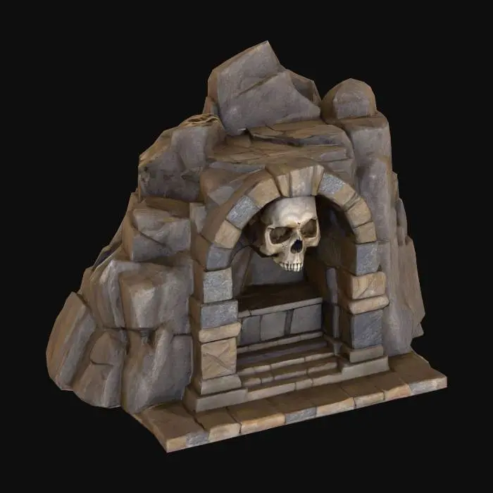3D model for Skull Altar