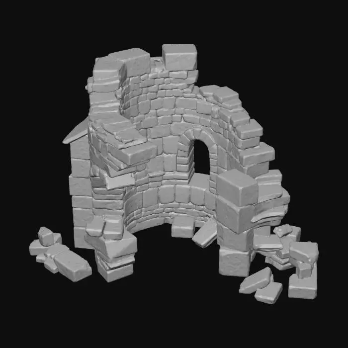 3D model for Ruined Fortress