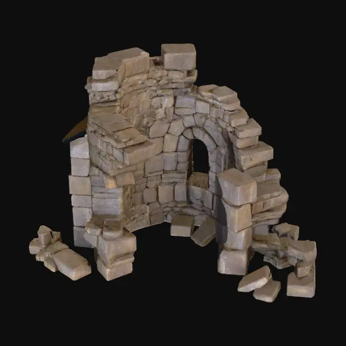 3D model for Ruined Fortress