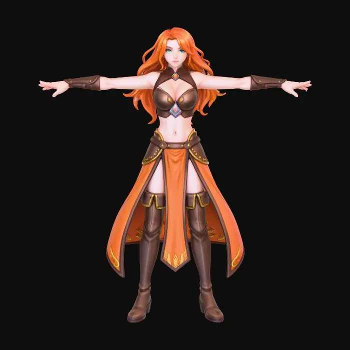 3D model for Empowered Warrior