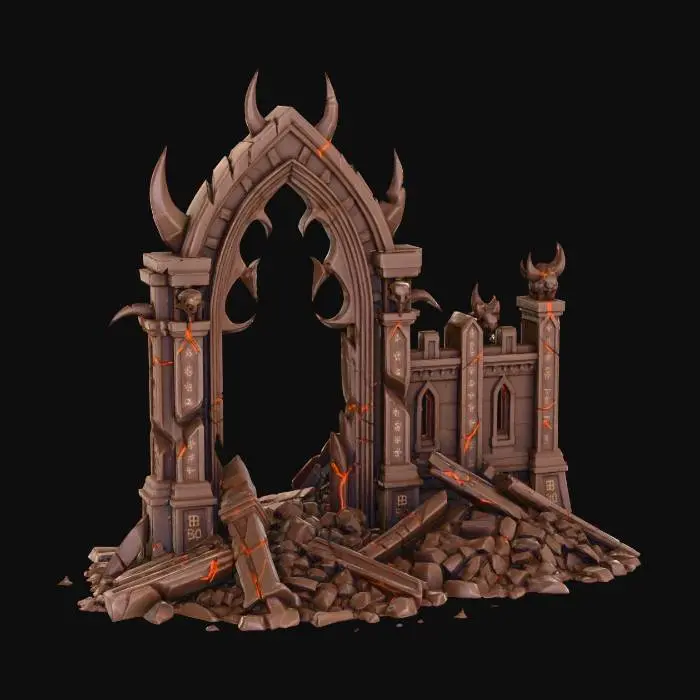 3D model for Infernal Ruins
