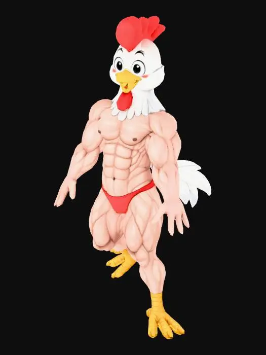 3D model for Muscle Chicken