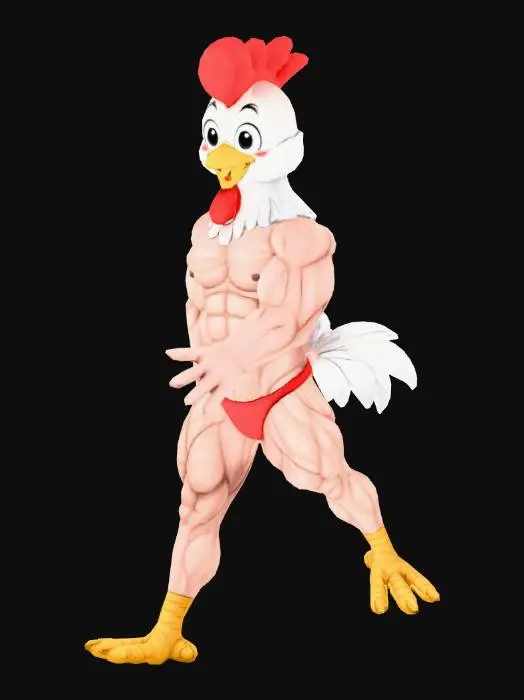 3D model for Muscle Chicken