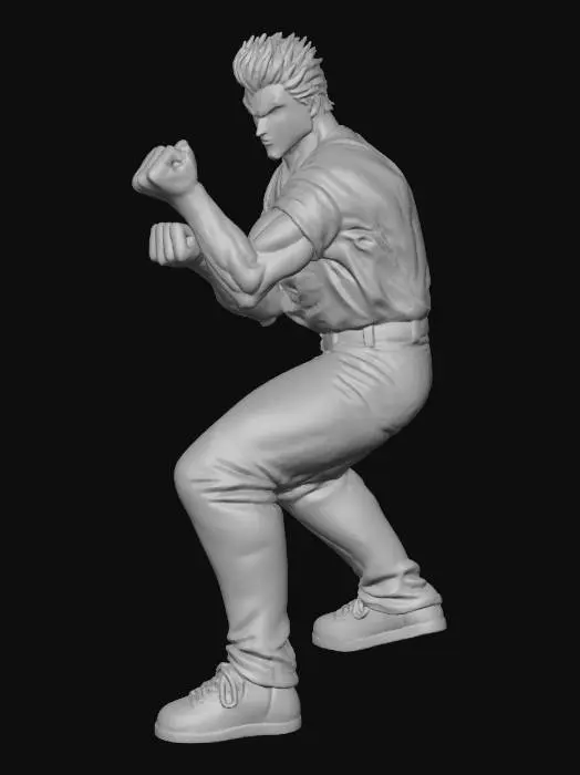 3D model for Martial Arts Stance
