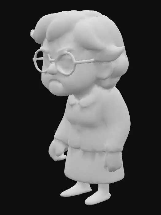 3D model for Grumpy Granny