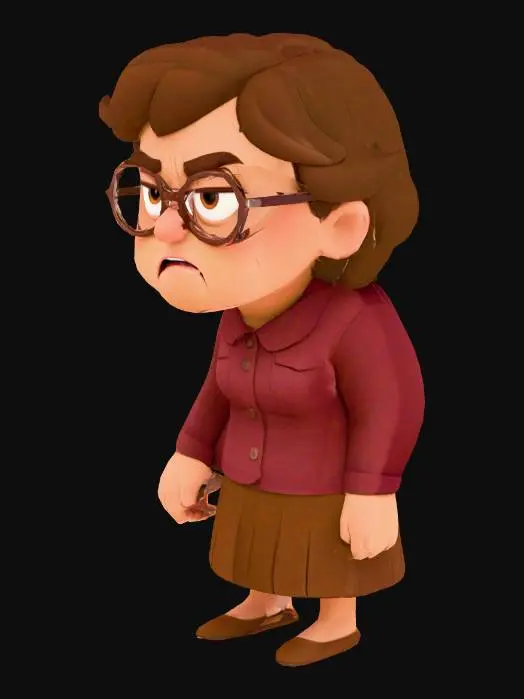 3D model for Grumpy Granny