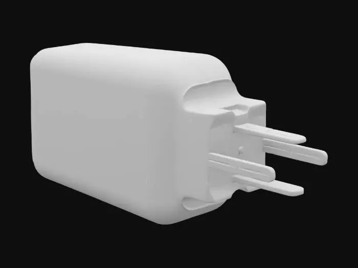 3D model for phone charger with round pin