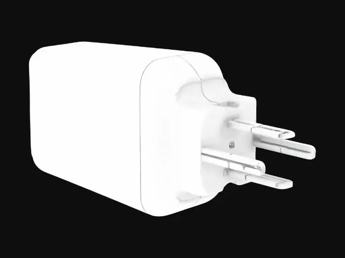 3D model for phone charger with round pin