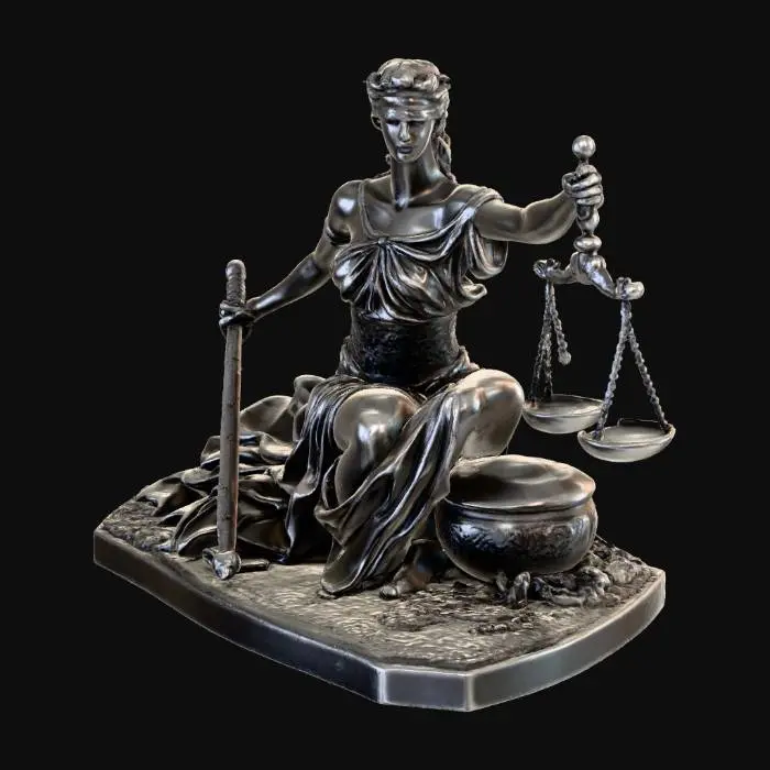 3D model for Justice Personified