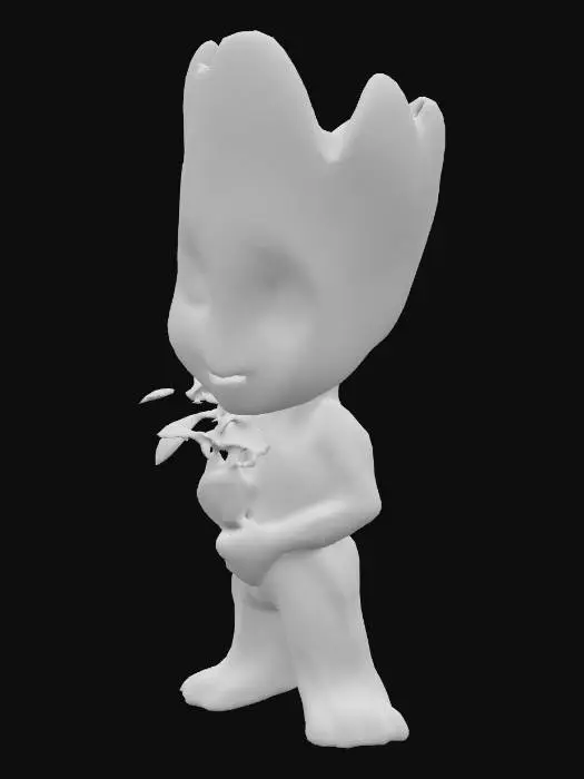 3D model for cute groot
