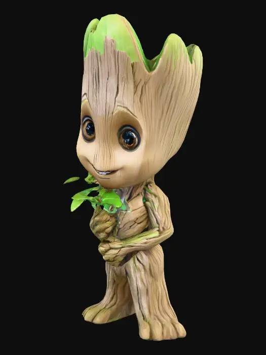 3D model for cute groot
