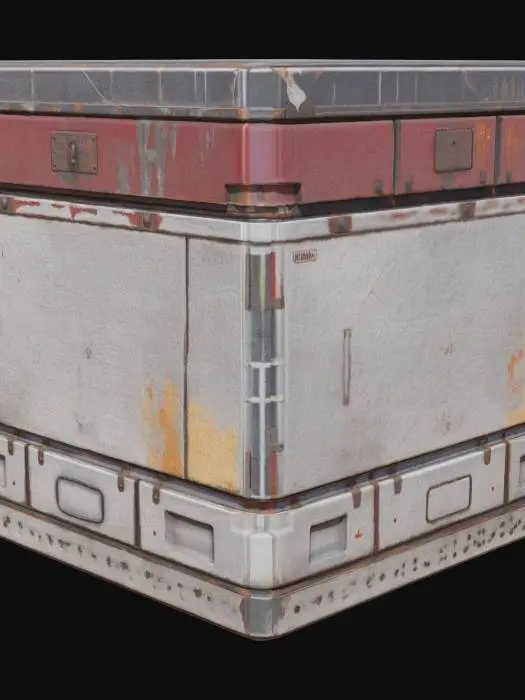 3D model for Industrial Cargo Cube