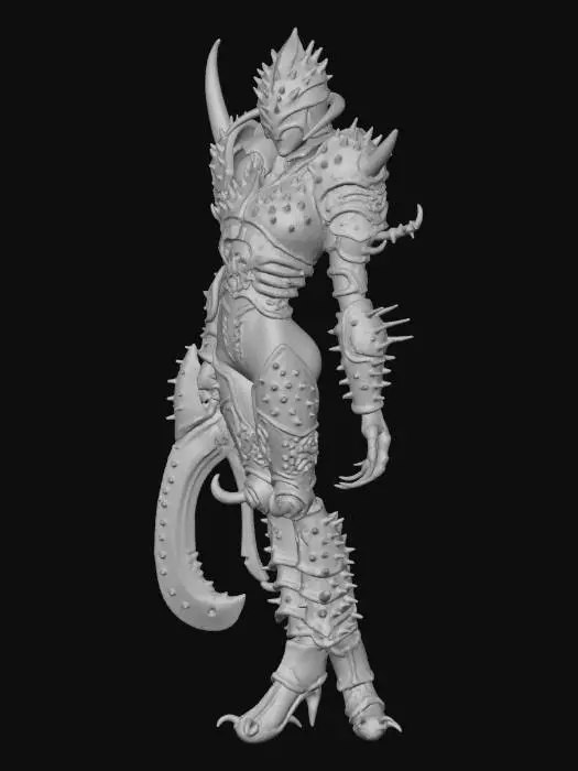 3D model for Spiked Warrior Knight