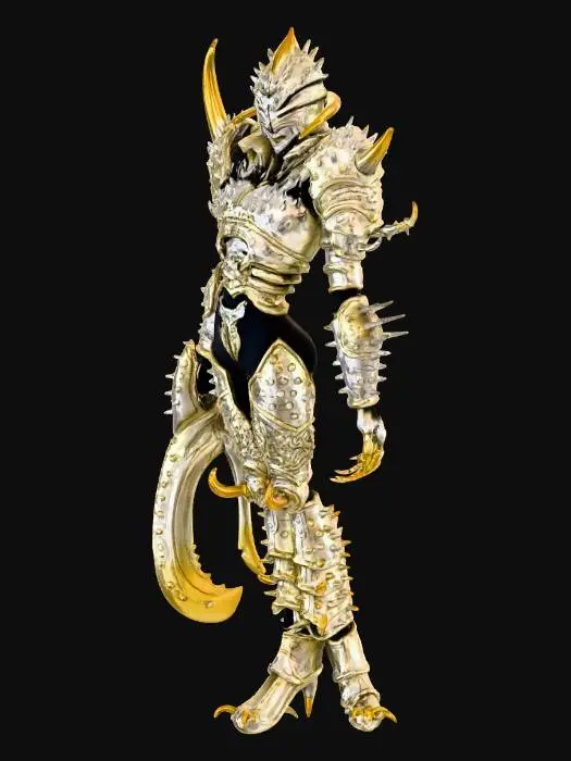 3D model for Spiked Warrior Knight