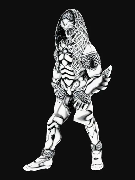 3D model for Celtic Warrior Design