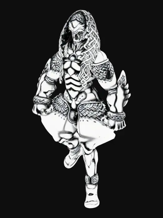 3D model for Celtic Warrior Design