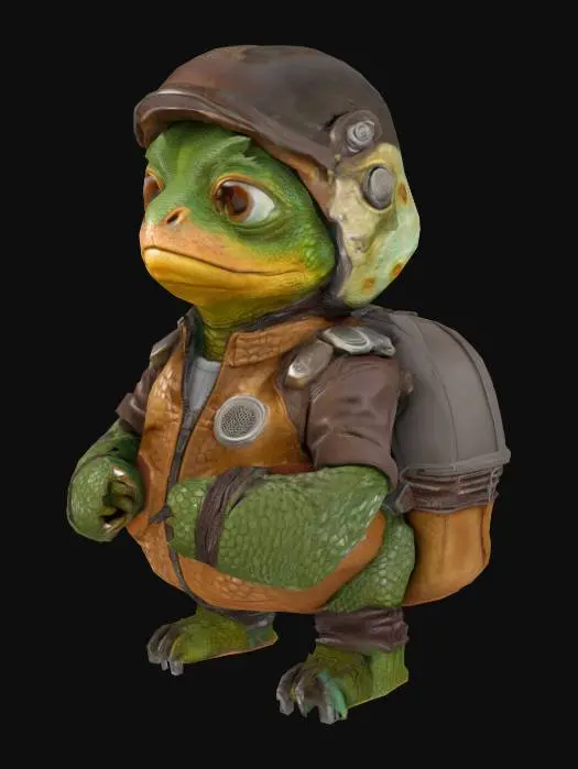 3D model for Space Explorer Gecko