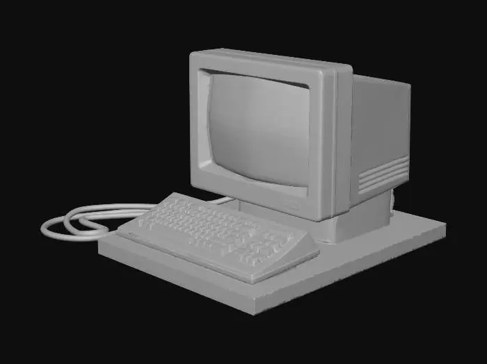 3D model for Dusty Vintage Computer