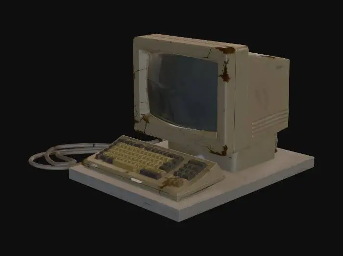 3D model for Dusty Vintage Computer
