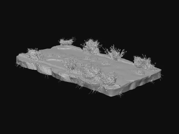 3D model for Post Apocalyptic Asphalt way