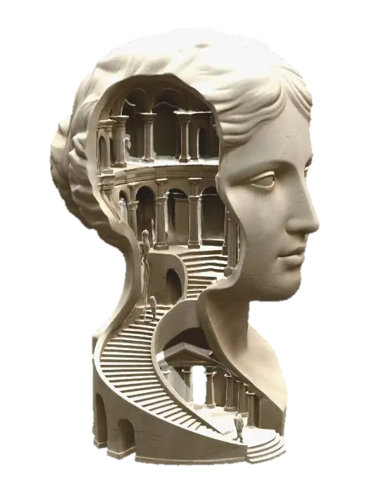 Architect of the Mind - Art 的 AI 生成 3D 模型