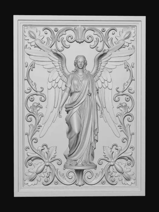 3D model for Winged Angel Relief