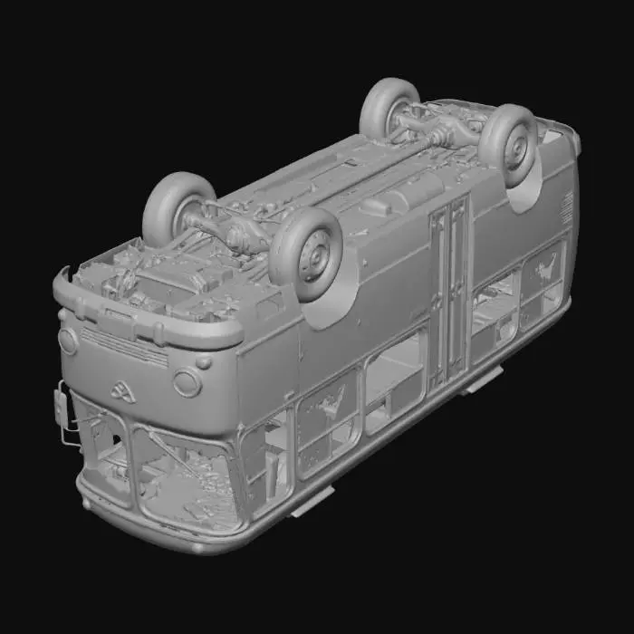 3D model for Upside-Down Relic Bus
