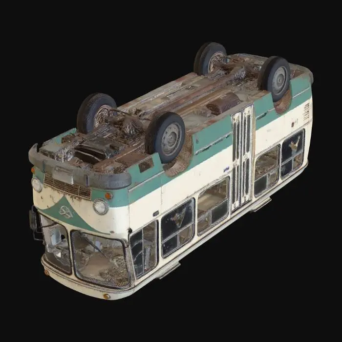 3D model for Upside-Down Relic Bus