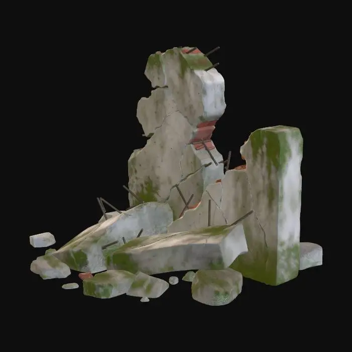 3D model for Staircase in Ruins