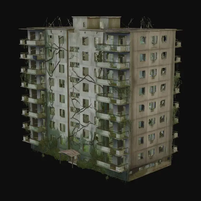 3D model for Block 17 – Abandoned Residential Complex