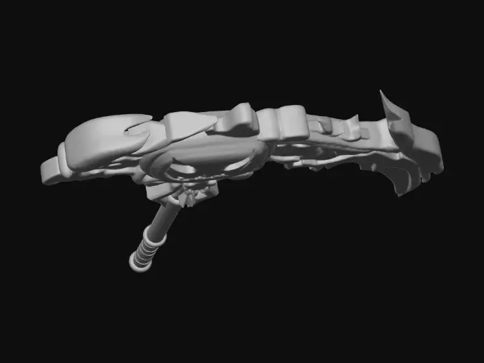 3D model for Haunted Ember Scythe