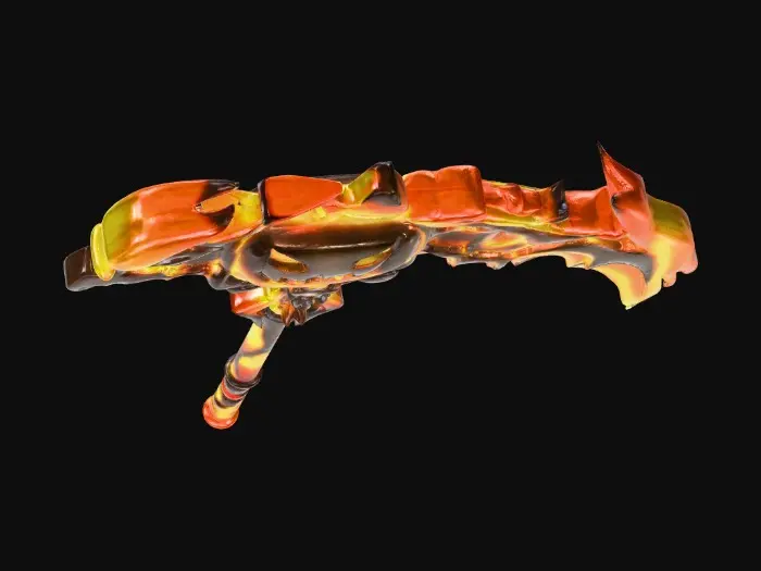 3D model for Haunted Ember Scythe
