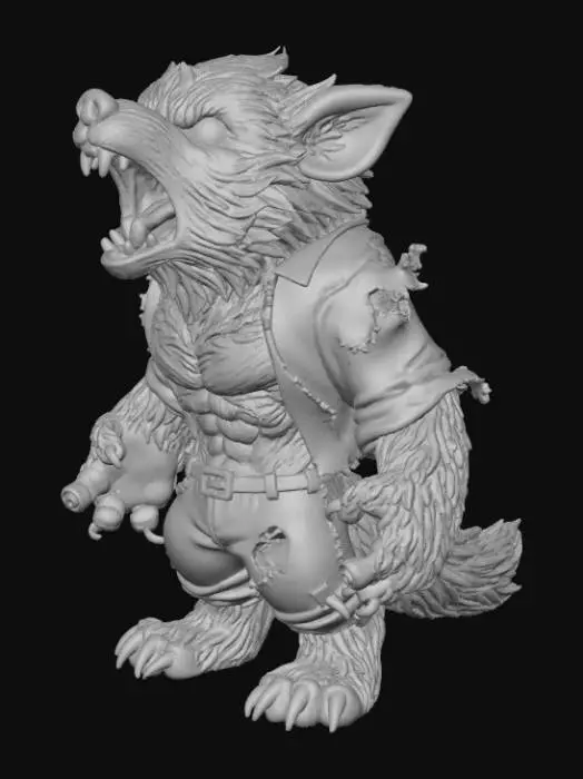 3D model for Fierce Toywolf