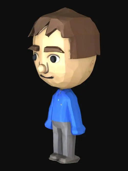 3D model for Mii Character