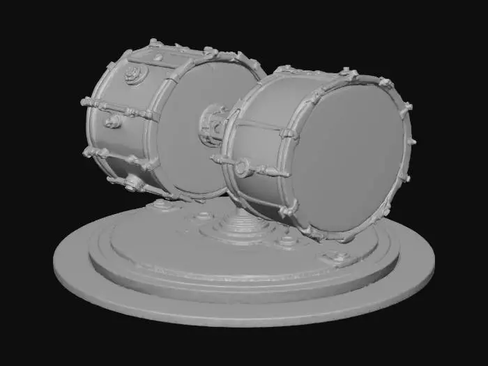 3D model for a concert hall tynphany drums, sounds amazing