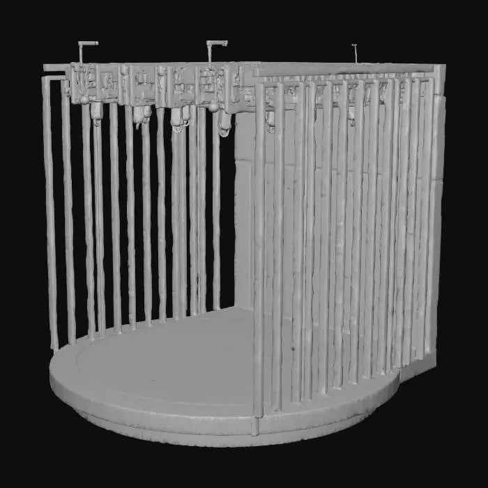 3D model for concert hall stage