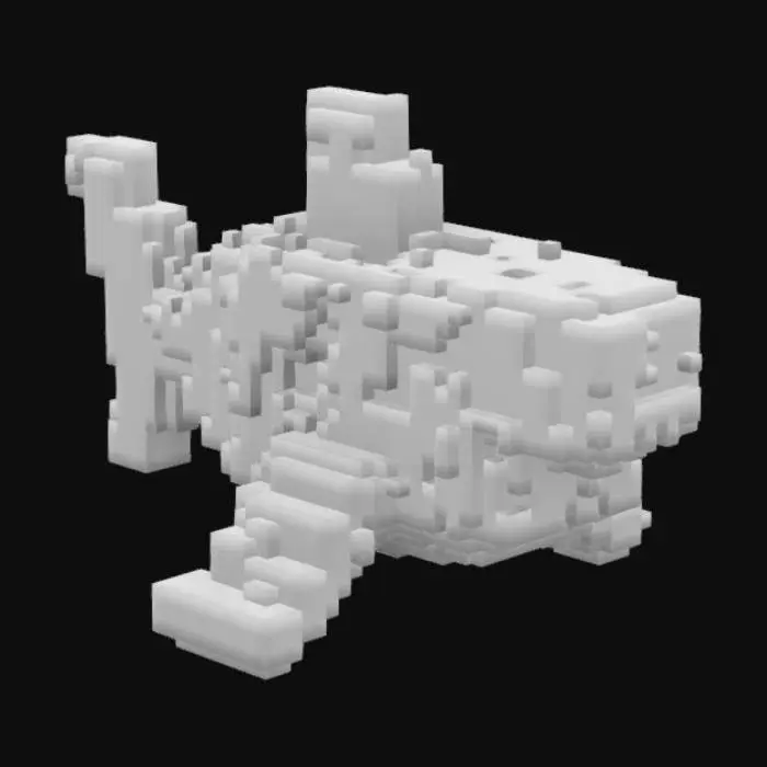 3D model for A realistic great white shark