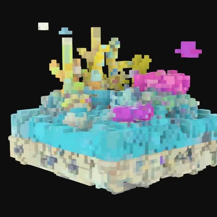 3D model for Coral reef