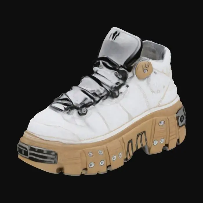 3D model for Futuristic Platform Boot