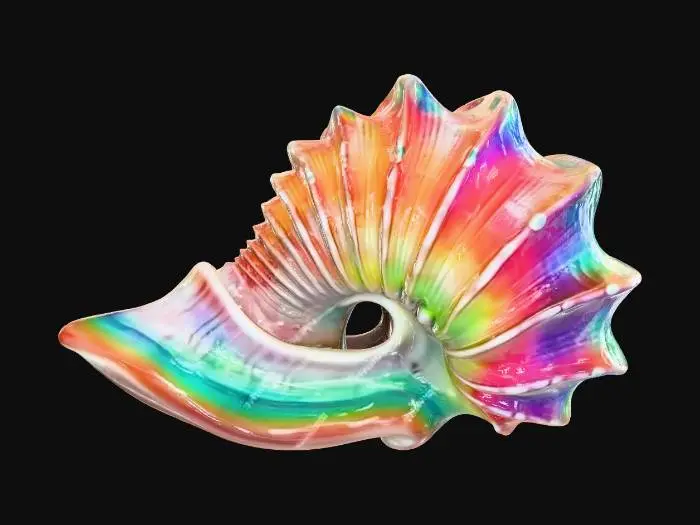 3D model for Rainbow Seashell