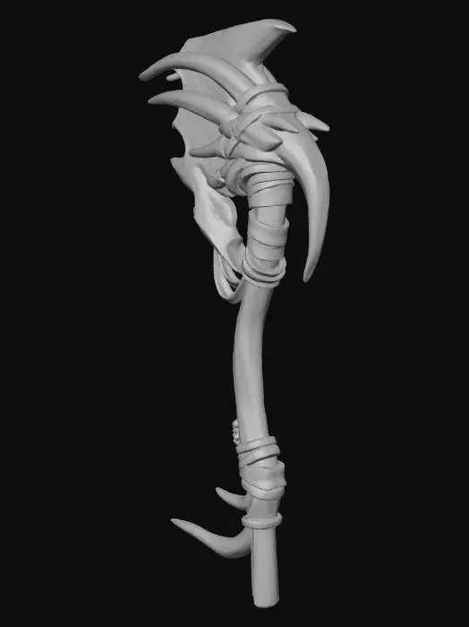 3D model for Ancient Battleaxe